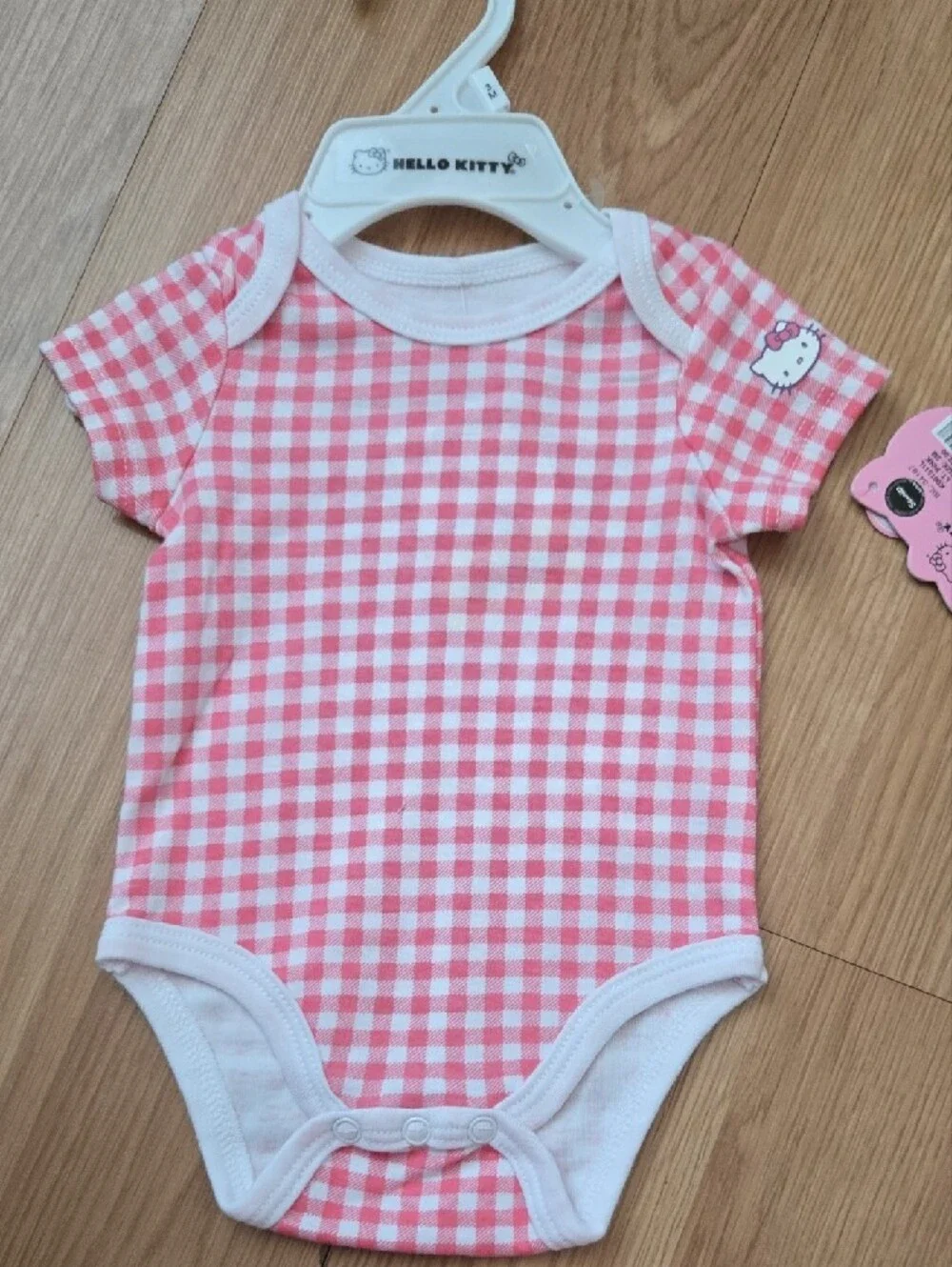 Hello Kitty Pink Peach Romper Set
